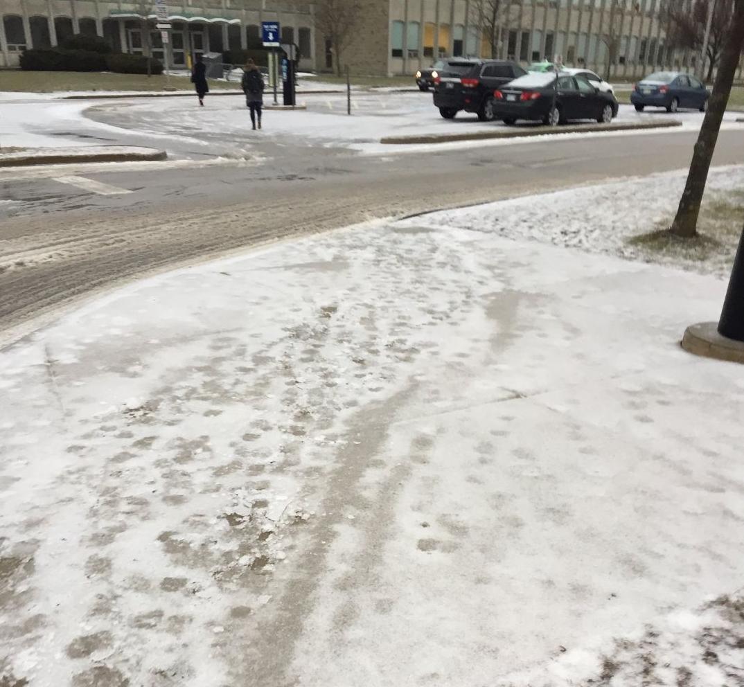 Icy conditions (Photo)